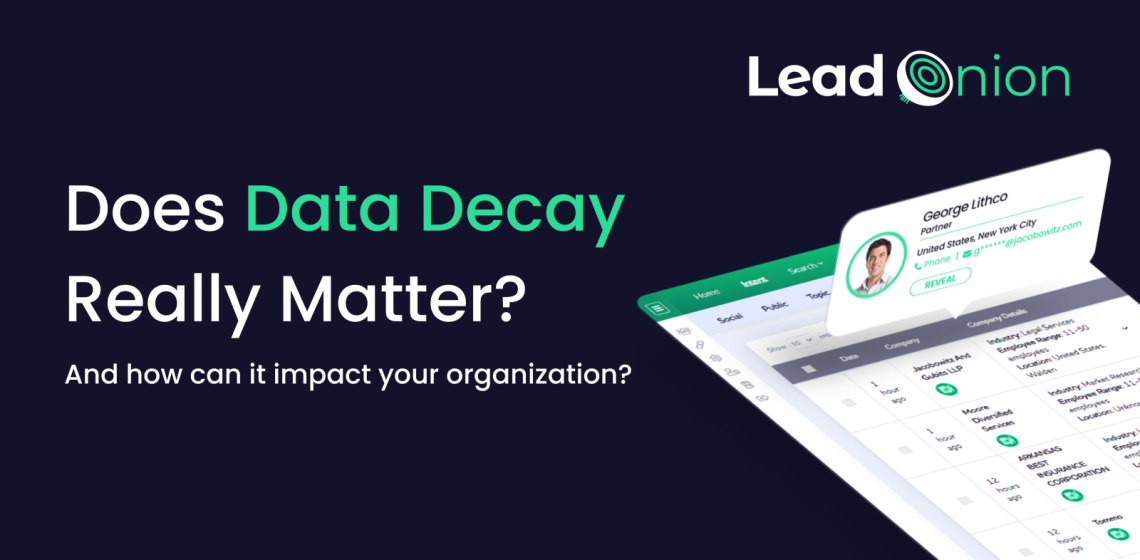 Does Data Decay Really Matter